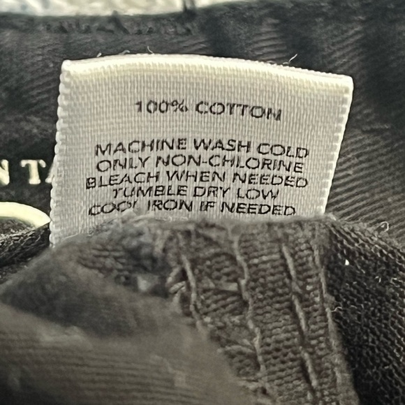 2 pair Ann Taylor & LOFT cuffed chino shirts black and beige - Picture 16 of 16